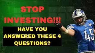 Thumbnail: Stop Investing Until You Can Answer These 4 Questions | Business Athlete Checklist