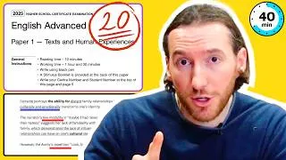 Thumbnail: How to get FULL MARKS in Section I - Short Answers for HSC English (2025 Paper Breakdown)