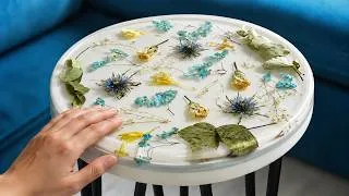 Thumbnail: I Made a Flower Table with Epoxy Resin | Preserved Flowers in Resin Art