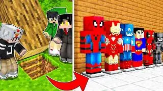 Thumbnail: We Found a SUPERHERO Secret Base In Minecraft!