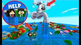 Thumbnail: Why I Flooded My Friend’s ENTIRE World In Minecraft!?