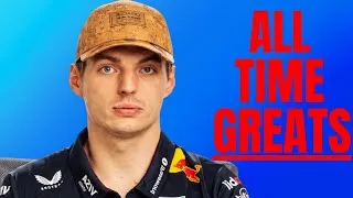 Thumbnail: Max Verstappen Finally Names the 5 Greatest F1 Drivers of All Time