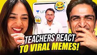 Thumbnail: TEACHERS REACT TO MEMES!