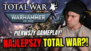 Thumbnail: PIERWSZY PRAWDZIWY GAMEPLAY Total War: Warhammer 40,000! 🤯 Imperial Guard vs Orks