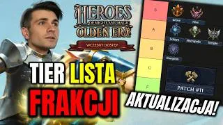 Thumbnail: META SIĘ ZMIENIŁA! Tier Lista Frakcji po Patchu #11 - Heroes: Olden Era