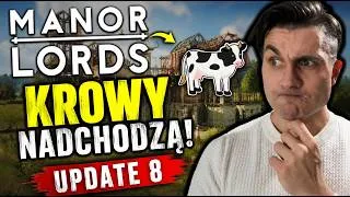 Thumbnail: KROWY NADCHODZĄ DO MANOR LORDS! 🐄 UPDATE 8