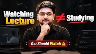 Thumbnail: 🔥 Watching Lecture Is NOT Studying! 🚨 Govt Job 2026-27 Ultimate Strategy September 2026