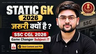 Thumbnail: Static GK 2026 🔥 Complete Preparation Plan | SSC CGL 2026, Railway & UP Police Exam | Jeet Rana Sir