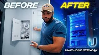 Thumbnail: Building my DREAM home network FROM SCRATCH | UniFi Network & Rack Setup