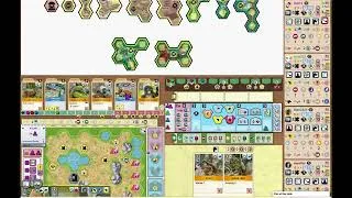 Thumbnail: Ark Nova 4 player game playthrough. Commercial Harbor with Archeologist is broken.