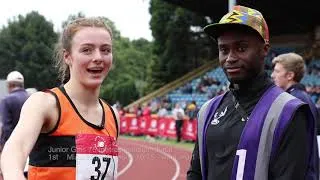 Thumbnail: English Schools Athletics Girls - Winners Interviews