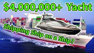 Thumbnail: Shipping a $4,000,000+ YACHT on a Mega-Ship || Across the world in 40 days Life at Sea VLOG