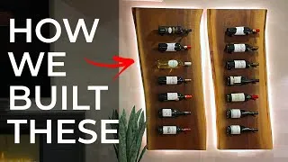 Thumbnail: Building Custom Live Edge Wine Racks with LEDs