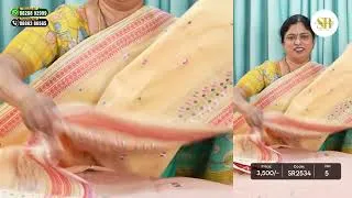 Thumbnail: Handloom Khadhi Kota Sarees with Machine Embroidery Work | Elegant Collection | Jejis Vlogs