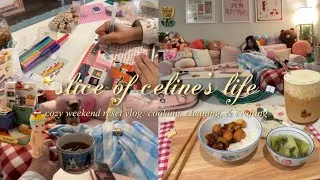Thumbnail: cozy weekend reset vlog ⋆·˚ ༘ * cooking, cleaning, + crafting  ✧.*