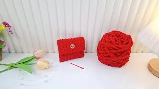 Thumbnail: PLASTIC CANVAS MINI PURSE DIY #plasticcanvas #plasticcanvaspurse #plasticcanvasideas