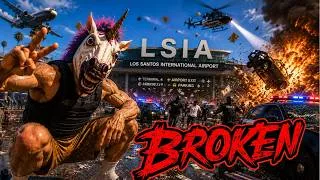 Thumbnail: It's GTA 5 But NPCs Turned Los Santos Airport Into a WARZONE | Can GTA 6 Top This?