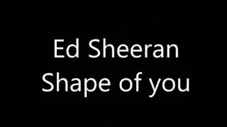 Thumbnail: SHAPE OF YOU LYRICAL VIDEO