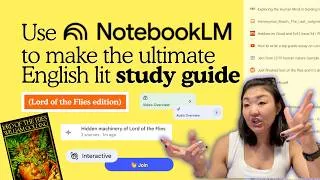 Thumbnail: I built the ultimate study guide in 10 minutes (Using NotebookLM) for Lord of the Flies