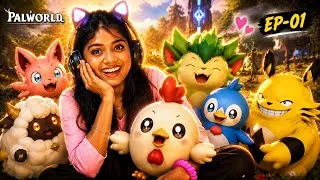 Thumbnail: I Caught My First Pals! 🐣 | PALWORLD Tamil Gameplay EP-01!