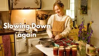 Thumbnail: Slow Living in a Fast-Pace World| Strawberry Jam, and organizing the larder