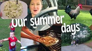 Thumbnail: mom life days in the life/  bread pudding recipe / sauerkraut / Anya's birthday