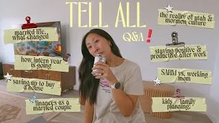 Thumbnail: spilling the tea on utah, marriage, family planning & adjusting
