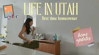 Thumbnail: LIFE IN UTAH as a first time homeowner: guest room updates! bar buffet, dining table
