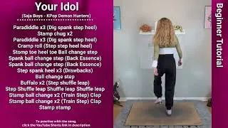 Thumbnail: TAP DANCE TUTORIAL - YOUR IDOL (Saja Boys - Kpop Demon Hunters) - Beginner Choreography