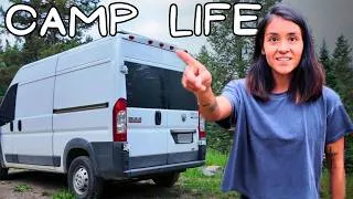 Thumbnail: A Day in Our Van | Running, Camping, and Eating