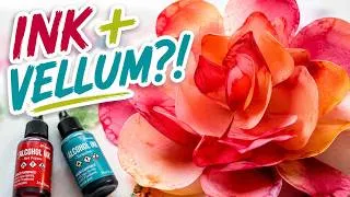 Thumbnail: Make Gorgeous Alcohol Ink Vellum Flowers with Cricut!
