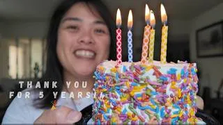 Thumbnail: Celebrating 5 Years on YouTube!! Thank You 🎉🎂
