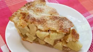 Thumbnail: Homemade Apple Pie - 3 POUNDS OF APPLES, Easy Oil Crust