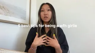 Thumbnail: 5 *best* tips for working from home | corporate girlie talk