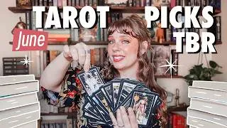 Thumbnail: Tarot Cards choose my June tbr 🃏✨ ...joining another month long readathon! lol
