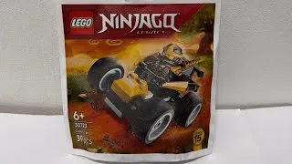 Thumbnail: Lego Ninjago Legacy (30723) Cole’s Car 15th Anniversary Polybag - Lego Speed Build