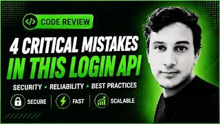 Thumbnail: Code Review: 4 Critical Mistakes in This Login API