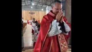 Thumbnail: Novus Ordo “Priest” Leads “Chicken Procession”