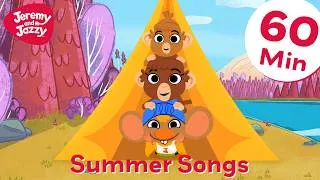 Thumbnail: Summer Songs for Kids 🌞 60-Minute Compilation 🌞 Jeremy and Jazzy