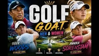 Thumbnail: The Greatest Golfers Ever: Men & Women GOAT Rankings 🐐