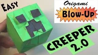 Thumbnail: Blow-Up Creeper Head 2.0 – Easier to Fold and Better Design!