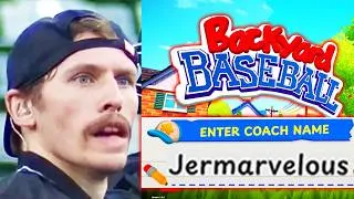 Thumbnail: Coach Jerma SCREAMS at his Little League Team in Backyard Baseball 2026 - Long Edit WITH CHAT