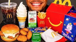 Thumbnail: ASMR MCDONALD’S ICE CREAM CONE CHEESY CHEESEBURGERS CHICKEN NUGGETS FRENCH FRIES *BIG BITES*