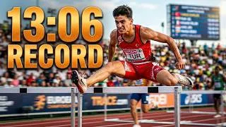 Thumbnail: 🇹🇷 Turkey's Yunus Emre Civelek Men's U18 110m Hurdles National record 2026 European Championships