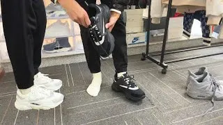 Thumbnail: Dior B22 Fashion Sneaker Black And White Try On #tryon #unboxing #sneakers #fashion #menswear