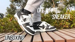 Thumbnail: OFF WHITE Black/White Fashion Sneaker On Foot