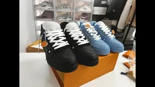 Thumbnail: Louis Vuitton Fashion Sneaker Black And Blue Unboxing #shorts #unboxing #sneakers #fashion #menswear