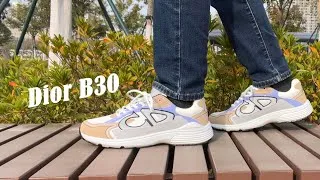 Thumbnail: Dior B30 New Color Fashion Sneaker On Foot
