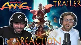 Thumbnail: HYPED FOR THIS!! | Avatar Aang: The Last Airbender Official Movie Trailer REACTION!!
