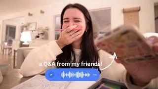 Thumbnail: my friends send me questions... girls night vlog!!  💛